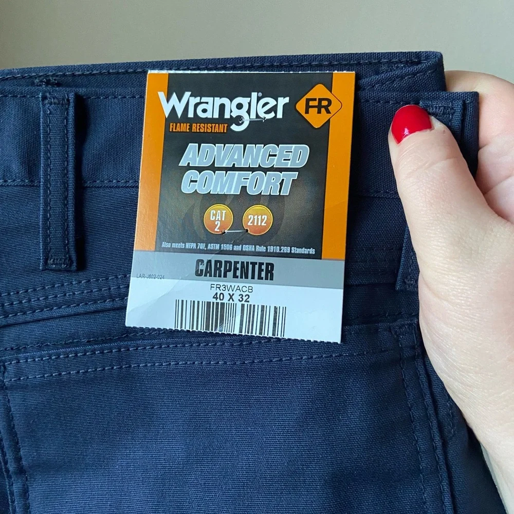WRANGLER FR FLAME-RESISTANT RIGGS CARPENTER PANT, NEW
